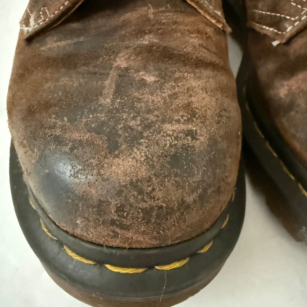 Dr. Martens 1461 Made In England Commander Oxford Shoes 3 Eye Brown Men's Size 6